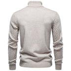 Men’s Cable Knit Turtleneck Sweater