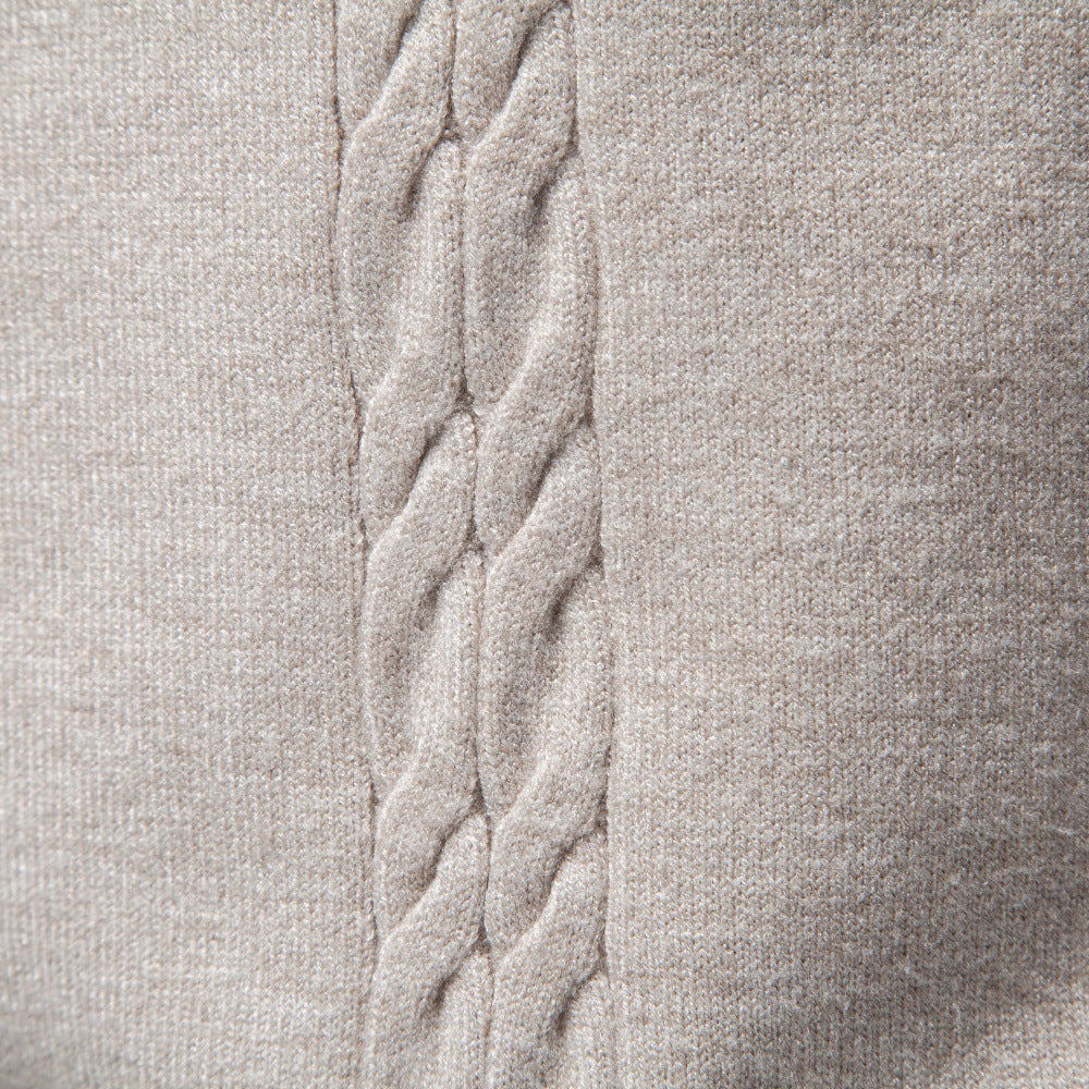 Men’s Cable Knit Turtleneck Sweater