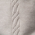 Men’s Cable Knit Turtleneck Sweater