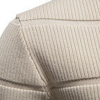 Men’s Textured Ribbed Crewneck Cotton Sweater