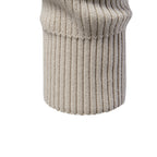 Men’s Textured Ribbed Crewneck Cotton Sweater