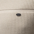 Men’s Textured Ribbed Crewneck Cotton Sweater