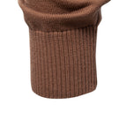 Men’s Cable Knit Quarter Zip Cotton Sweater