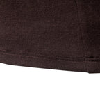 Men’s Mock Neck Long Sleeve Knit Shirt