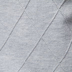 Men’s Diamond Knit Quarter Zip Cotton Sweater