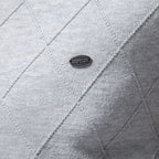 Men’s Diamond Knit Quarter Zip Cotton Sweater