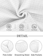 Men’s 2 Piece Polo Shirt Short Set Summer Casual Loungewear Tracksuits